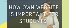 how own website is Important for students