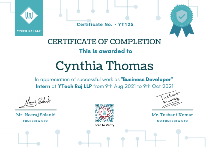 Certificate_Cynthia_Thomas