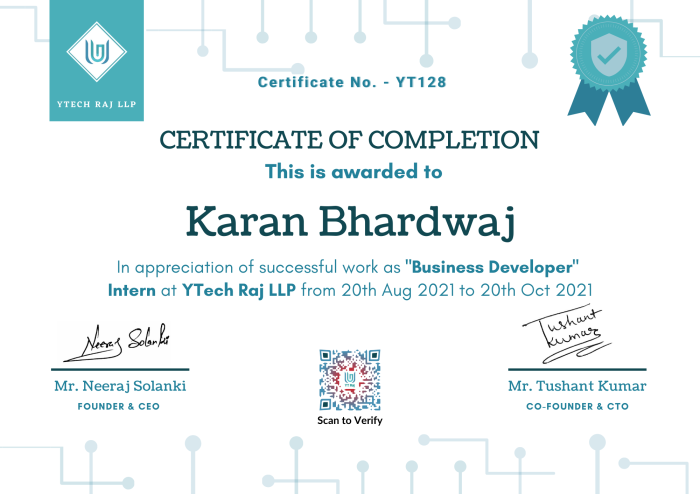 Certificate_Karan Bhardwaj