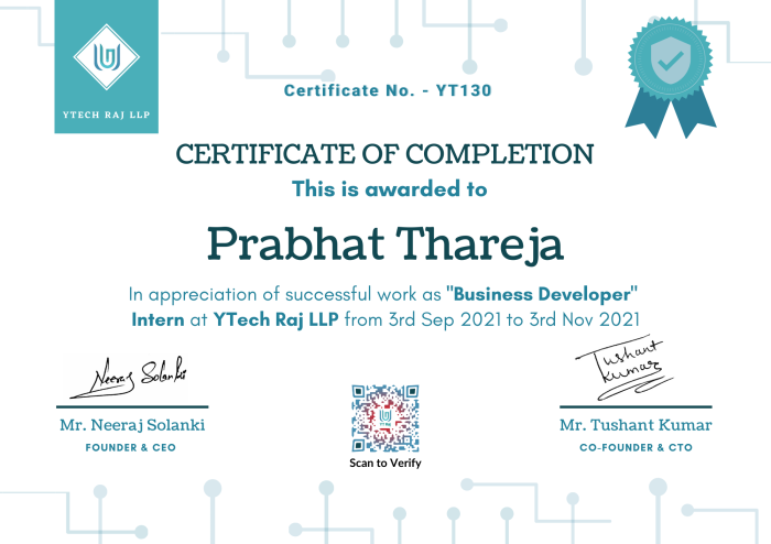 Certificate_Prabhat Thareja